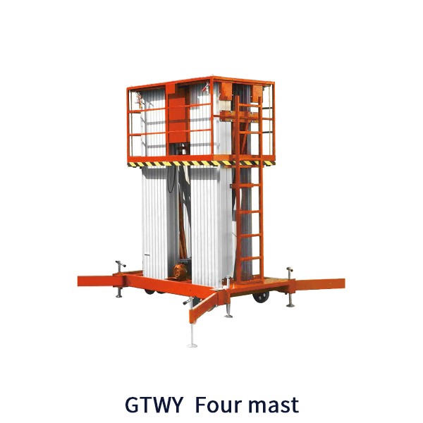 Aluminum Mast Aerial Work Platform GTWY