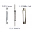 U.S. Federal Specification Turnbuckles (FF-T791B)