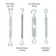 U.S. Federal Specification Turnbuckles (FF-T791B)