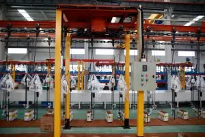 Hoist assembly line