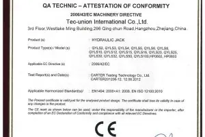 CE CERTIFICATE